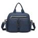 Kono Baby Changing Bag Large Weekender Travel Nappy Tote Stylish for Mom and Dad Convertible Travel Tote Messenger with Insulated Pockets Navy