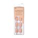 KISS imPRESS Color Press-On Manicure Fake Nails, Latte - Short & Square, Solid Beige/Brown/Neutral, Ready To Wear, Chip Proof, Smudge Proof, No Dry Time, Mini File & More | 30 Count