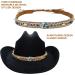 Kalerona G/D/Brown Cowboy Hat Band - Stylish Western Hat Accessory - Buy Online on GoSupps.com