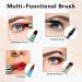 Simarro 4 in 1 Makeup Brush Set - Portable Travel Size Multicolor Makeup Brushes for Foundation Concealer Eyebrow and Eyeshadow - International Shipping Available - Buy Online on GoSupps.com