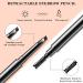 2 Pieces Waterproof Eyebrow Pencil with Brush | Long Lasting & Retractable Brow Makeup Kit in Dark Brown - Buy Online on GoSupps.com