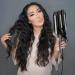 25mm Hair Waver 3 Barrel Curling Iron Wand | Adjustable Heat | Beach Waves Crimper | Black - Buy Online on GoSupps.com
