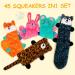 AWOOF No Stuffing Dog Toy 5 Pack Crinkle Squeaky Dogs Teething Chew Toys Set for Small Medium Large Breed Puppies Aggressive Chewers Durable Birthday Interactive Plaything Dogs Doggies Toys Land animals - Buy Online on GoSupps.com