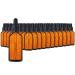 Handsunity 50ml-88Stk pipette bottle Small glass bottle-pharmacy glass set made of amber glass with black pipette cap including 5 pcs accessories brown las bottles 50ml-88 piece black cap