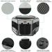 Seiyierr Portable Pet Playpen with Carrying Case - Indoor/Outdoor Puppy & Cat Playpen for Small Dogs - Removable Mesh Shade Cover Included - Buy Online on GoSupps.com