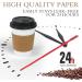 Ginkgo 12 oz Disposable Paper Coffee Cups - 100 Pack | Includes Lids and Sleeves | Ideal for Home, Office, Wedding, and Cafes | White/Brown/Black - Buy Online on GoSupps.com