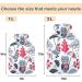 NAANLE Cartoon Owl Water Bottle - 1L Transparent Hot & Cold Therapy Bag for Pain Relief Hand & Foot Warmer - Buy Online on GoSupps.com