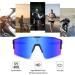 Duduking Sports Glasses | UV400 Protection Cycling Sunglasses for Men & Women | Interchangeable Lenses for Outdoor Activities - Buy Online on GoSupps.com