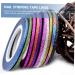 Healeved 60 Pcs Adhesive Line Sticker Flash Tape Color Tape Epoxy Colored Duct Tape Colorful Tape Manicure Sticker Washi Tape Dispenser Decor Gold and Silver Thread Nail Stickers - Buy Online on GoSupps.com