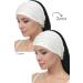 Deresina Bamboo Fabric Headband for Hair Loss - Elastic Cream (2 Pieces) | Comfortable & Stylish Solution - Buy Online on GoSupps.com