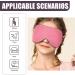 Double Sided Sleep Mask | Warm/Cool Super Soft Eye Cover | Adjustable Strap | Blackout Blindfold for Women/Men | Travel Nap | Purple/Pink - Buy Online on GoSupps.com