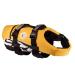 Ezydog life jacket dog - DFD dog vest - life jackets for for small dogs - lifeguard with handle and reflectors size adjustable (MXS yellow) MXS yellow