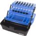 Flambeau Outdoors 6383FB 3-Tray Classic Tackle Box - Portable Organizer Frost Blue/Black - Buy Online on GoSupps.com