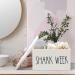 Rustic Wooden Tampon Holder for Bathroom | Farmhouse Pad Storage Container & Organizer | Stylish Bathroom Accessories - Buy Online on GoSupps.com