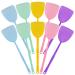 Plastic Fly Swatter 10 Pack Multi-Color Strong Fly Killer Manual Pest Control Fly Catcher for Indoor Outdoor Mosquitoes Flies Spiders Insect