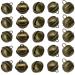 Maydahui 50PCS Vintage Jingle Bell 1 Inches Antique Decorative Tone Copper Bell for Pet Dog Cat Pendants Christmas Tree Crafts Decoration