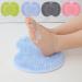 Shop Foot Brush for Shower - Non-Slip Silicone Pad for Tired Feet Relief | Footwear Cleaning & Massaging Solution - Buy Online on GoSupps.com
