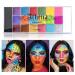 UCANBE Athena Face & Body Paint Oil Palette - Professional Non-Toxic Safe Makeup Kit for Halloween, Parties, Kids & Adults - Buy Online on GoSupps.com