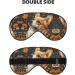 SSIMOO Corgi Floral Eye Mask - Double-Sided Sleep Mask for Enhanced Comfort & Light Blocking - Buy Online on GoSupps.com