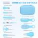 10-Piece Baby Grooming Kit | Newborn Healthcare Essentials Set for Nursery | Blue | Hair Brush, Nail Clipper, Thermometer | Infant Boys Girls - Buy Online on GoSupps.com