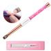 Yasterd 100% Pure Kolinsky Size 10 Acrylic Nail Brush with Pink Rhinestone Metal Handle - Professional Manicure Tool for Acrylic Application - Buy Online on GoSupps.com