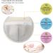PINOWU Women's Nursing Pads - Reusable Breastfeeding Nipple Covers - 8 Washable Pads + Wet Bag - Maternity Essentials (Pastel Touch Large 4.7 - Buy Online on GoSupps.com