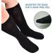 Econazole Bariatric Non Skid Diabetic Socks for Men and Women - Extra Wide XL (2 Pairs), Black - Buy Online on GoSupps.com