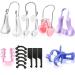 7 Pieces Nose Up Lifting Shaper Clips Set Nose Bridge Slimming Tool Silicone Nose Lifter Beauty Clip Tools for Wide Nose Low Nose Curved Nose Big Nose