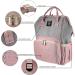 IPARTS EXPERT Muifa Baby Diaper Backpack - Waterproof Travel Bag with Insulated Pockets Large Capacity Durable Pink for International Shipping - Buy Online on GoSupps.com