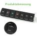 Optimized Weekly Pill Organizer Opret 7-Day Tablet Box in Rainbow & Black | German Pill Dispenser for Medication Management - Buy Online on GoSupps.com