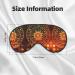 SSIMOO Gears Clock Bronze Century Soft Sleep Eye Mask - Breathable Travel Eye Patch for Women | Relax & Unwind in Comfort - Buy Online on GoSupps.com