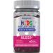 Piping Rock Kids Melatonin Gummy 1mg | 40 Gummies | Cherry Flavor | Vegan Non-GMO Gluten Free Supplement