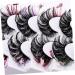 FRCOLOR 7 Pairs False Eyelashes Colored Lashes Eyelashes with Color Lash Clusters with Color Fake Lashes Cluster Lashes Women Lashes with Color False Artificial Fiber Fluffy - Buy Online on GoSupps.com