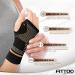 FITTOO Copper Wrist Compression Sleeve - Improve Circulation & Relieve Discomfort - Medium, Black - 1 Pc - Buy Online on GoSupps.com