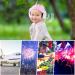 Zeroto Baby Ear Defenders | Soft & Adjustable Ear Protection for Kids (3 Months - 2 Years) | 25dB NRR | Green & Pink - Buy Online on GoSupps.com