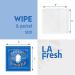 La Fresh Oil-Free Face & Hand Refresher Wipes - Natural Japanese Yuzu Scent - 50 Individually Wrapped Cleansing Wipes - Travel Essential (Pack of 1) - Buy Online on GoSupps.com