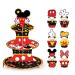 M Mouse Party Supplies Birthday Cupcake Stand& Cake Decoration Kit Wrappers Baby Shower Cupcake Toppers