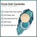 Oulac Glitter Eyeshadow Metallic Finish - High Impact Green Eyeshadow | Waterproof Formula | Vegan 12g (14) Unforgettable Night Teal - Buy Online on GoSupps.com