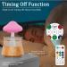 3-in-1 Rain Cloud Humidifier with Essential Oil Diffuser - Wood Color | Remote Control, 7 Colors, White Noise, Timer Off - Ideal for Bedroom - Buy Online on GoSupps.com