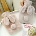 Hot Water Bottle with Rabbit Ear Cover - Light Grey Hand Warmer & Household Essential | Buy Now! - Buy Online on GoSupps.com