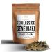 Manelya Manelya Senna Maki leaves calming soothing against constipation laxative natural product sold in a 100g resealable bag.