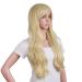 MapofBeauty Strawberry Blonde Long Wavy Wig - Charming Curly Costume Hair for Glamorous Looks | International Shipping Available - Buy Online on GoSupps.com