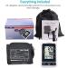 LotFancy Blood Pressure Monitor Upper Arm Large Cuff(12"-17 ) Accurate Adjustable Digital BP Machine Upper Arm Cuff 2 Users 120 Reading Memory BP Meter with Large Screen for Home Use - Buy Online on GoSupps.com