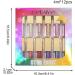 Liquid Eyeshadow Set | 12 Colors High Pigments Gloss Eye Shadow Kit - Waterproof Long Lasting Quick-Drying Brilliant Gel Highlighter Sparkling Shimmer Eyeshadow - Buy Online on GoSupps.com