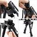 Pinty Tactical Rifle Bipod | Picatinny Rail Compatible | Adjustable Height | Hardened Steel & Aluminum - Buy Online on GoSupps.com
