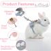 Adjustable Rabbit Leash Set - 2 Pieces 120cm Soft Leash for Rabbits Cats & Small Dogs - Accessories in Blue & Pink - Buy Online on GoSupps.com