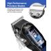GLAKER Professional Cordless Hair Clippers and Trimmer Kit - Rechargeable Fading Clippers for Men, Women, Kids - 18PCS Guards Included - Black - Buy Online on GoSupps.com