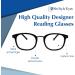 Modern Reading Glasses - Classic Oval Design Lightweight with Metal Spring Hinges - 2.5x Emerald - Best International Shipping - Buy Online on GoSupps.com
