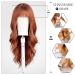 Uevies Long Curly Auburn Wig - 26 Synthetic Hair Ponytail Wig for Women | Perfect for Parties Cosplay & Daily Wear - Buy Online on GoSupps.com