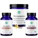 Ora Organic Vegan Collagen Probiotics Prebiotics & BeYouTiful Bundle: Aloe Vera - Vanilla Flavor 20 Servings + 60 Vegan Probiotic Capsules + Hair Skin & Nails Support 60 Vegan Capsules